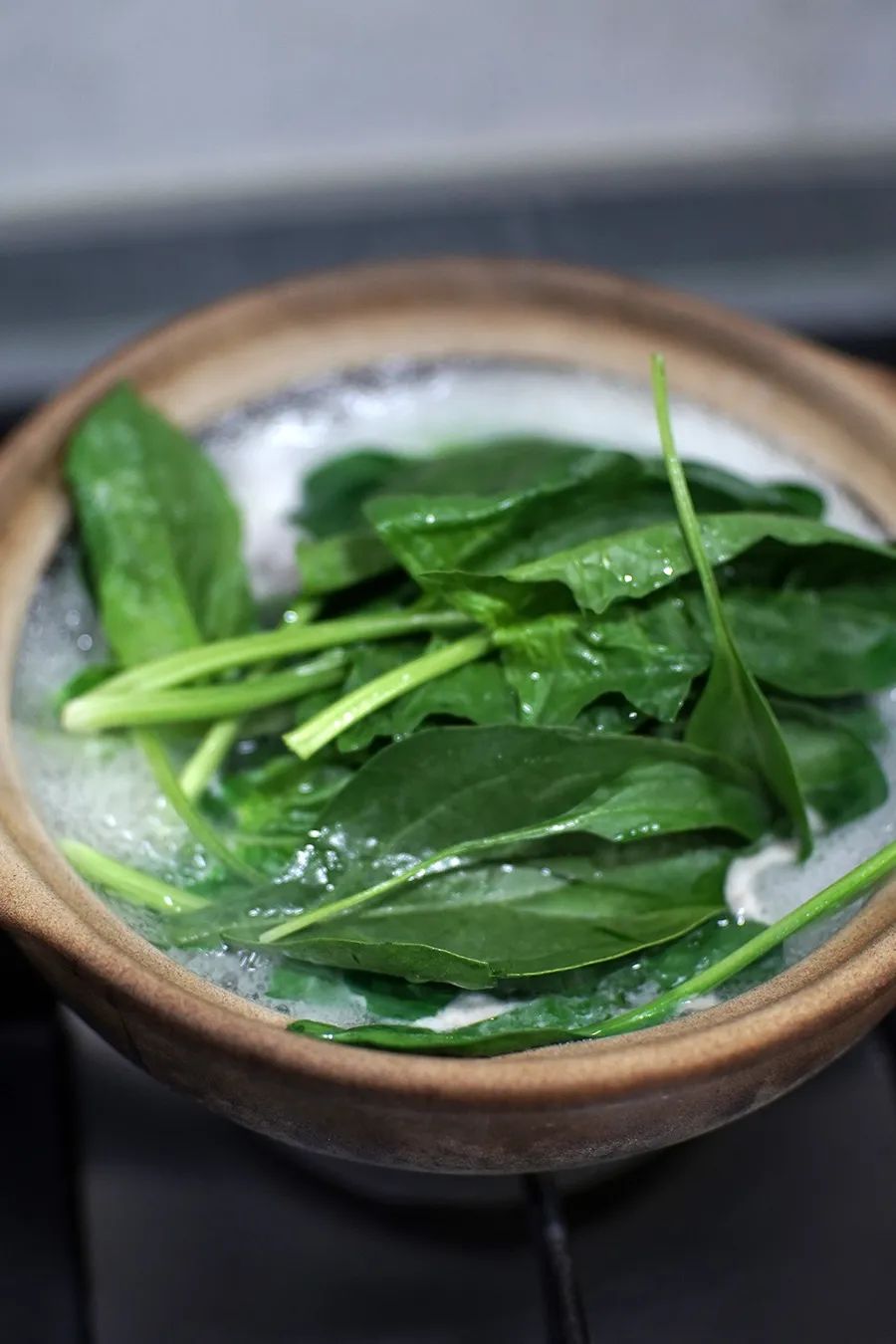 猪肝菠菜汤